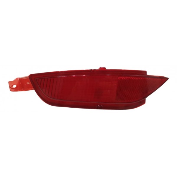 Refletor Parachoque Traseira Esquerda New Fiesta 2013 A 2015 Vermelho