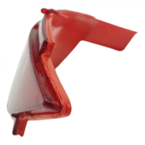 Refletor Parachoque Traseira Esquerda New Fiesta 2013 A 2015 Vermelho