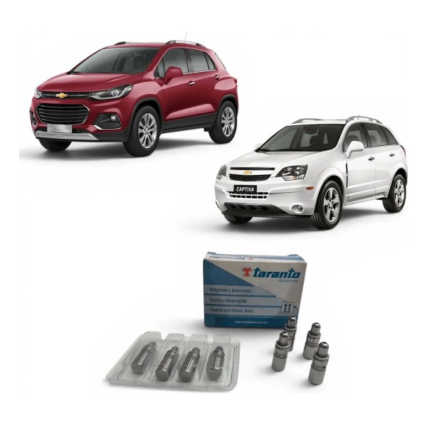 Jogo Tucho Hidráulico Motor Captiva Tracker Cruze 2.4 16v