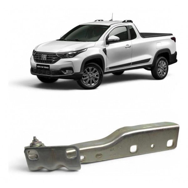 Dobradiça Esquerda Capo Fiat Strada 2021 2022 2023 2024