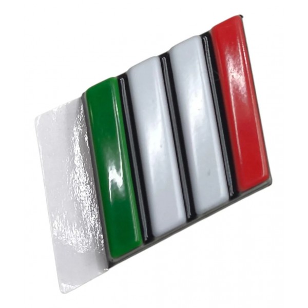 Emblema Dianteira Grade Radiador Fiat Itália Original Preto
