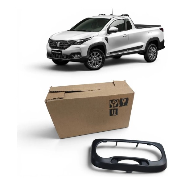Moldura Comando Ar Fiat Strada 2021 2022 2023 2024