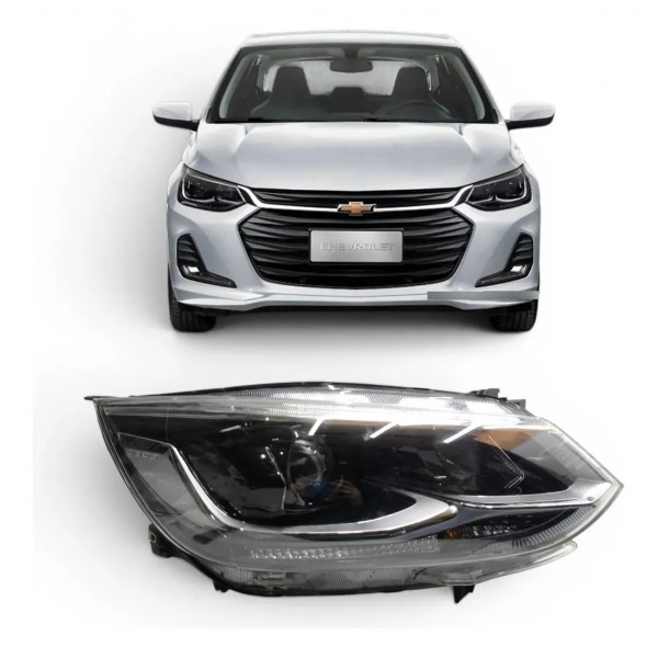 Farol Direito Chevrolet Onix Premier 2020 2021 2022 A 2024 Direito/passageiro