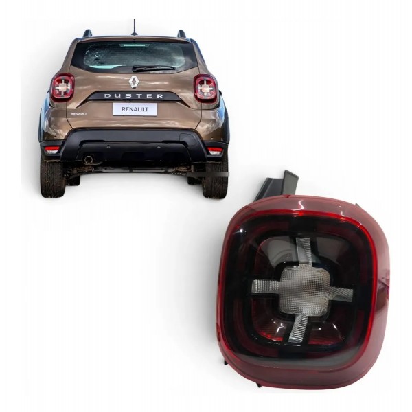 Lanterna Direita Renault Duster 2020 2021 2023 Led Orig Direito/passageiro Vermelho