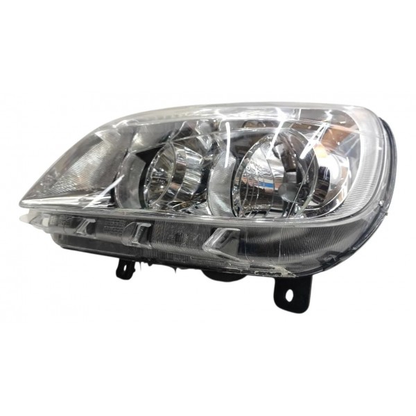 Farol Esquerdo Fiat Doblo 2010 2011 2012 2013 A 2020 Cromado Esquerdo/motorista