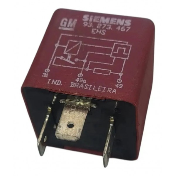 Rele Chave Seta S10 Corsa Celta Blazer Vectra 3 Pinos 12v
