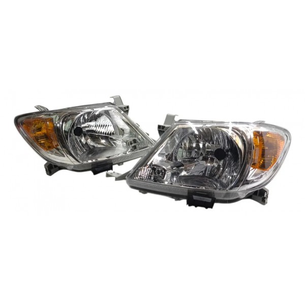 Par Farol Toyota Hilux 2005 2006 2007 2008 Ambar Ambos Lados