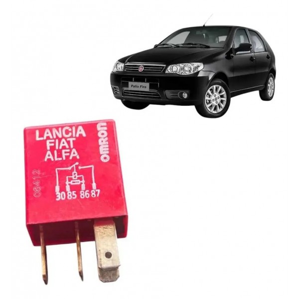 Rele Auxiliar Fiat Idea Uno Palio Punto 12v 30a 1.6 1.4