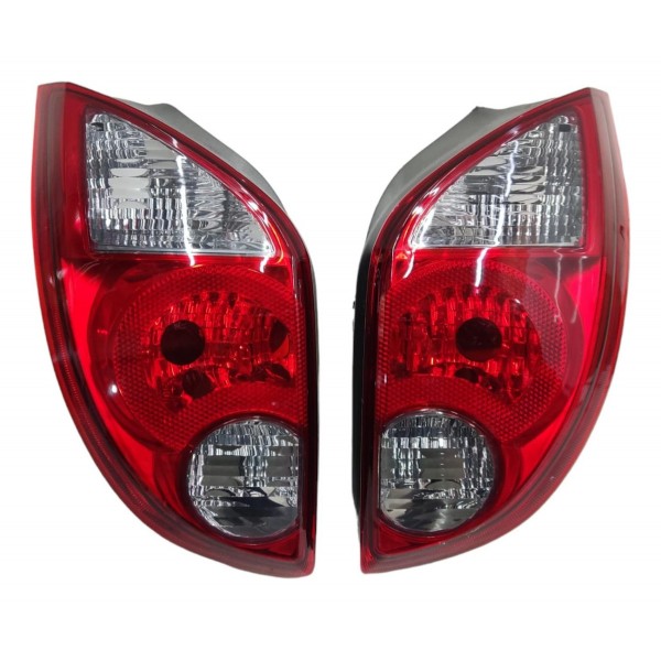 Par Lanterna Traseira Celta 2010 2011 2012 2013 2014 Fume Vermelho