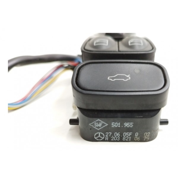 Botão Vidro Dianteiro Esquerdo C180 C200 C240 2005 2006 2007