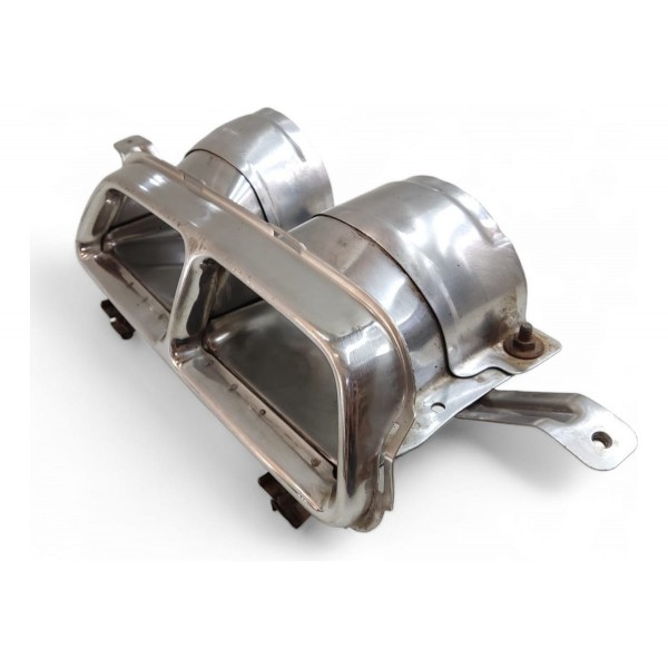 Ponteira Escapamento Veloster 2012 A 2014 Cromado Original Cromado