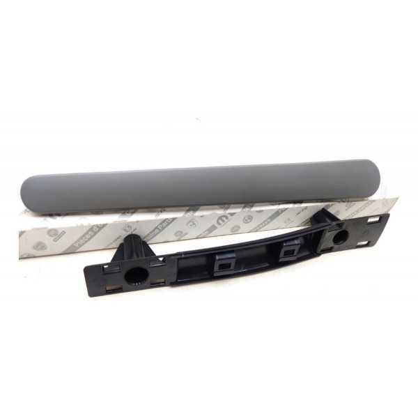 Puxador Moldura Dianteira Uno Vivace Vidro Elétrico 4 Furos Preto