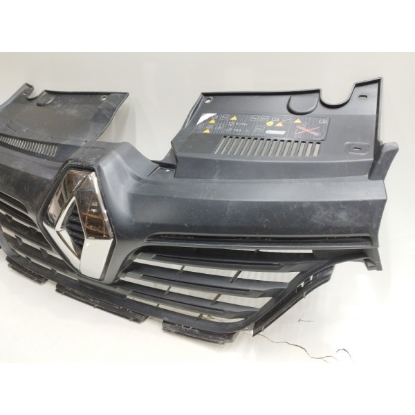 Grade Parachoque Dianteiro Renault Logan Sandero 2019 A 2022 Fosco