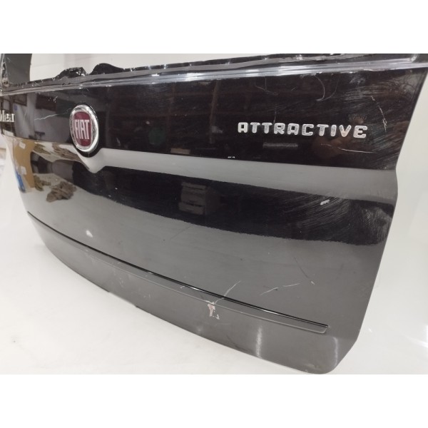 Tampa Traseira Porta Mala Fiat Idea 2012 2013 2014 2015 2016 Preto