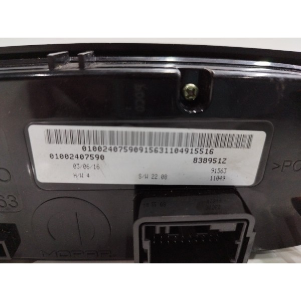 Comando Ar Condicionado Fiat Toro 2017 2018 2019 2020 2021