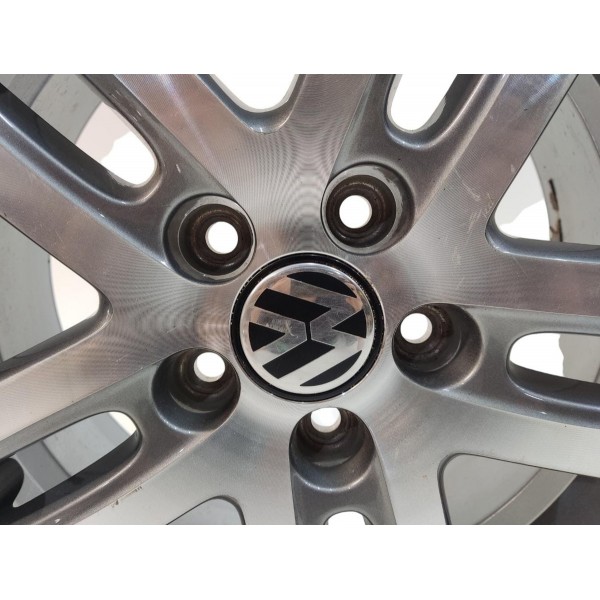 Roda Liga Aro 16 Volkswagen Jetta 2012 2013 2014 5x113 Cinza