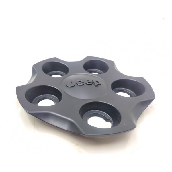 Calota Central Roda Ferro Jeep Renegade Aro 16 2016 Á 2020 Preto
