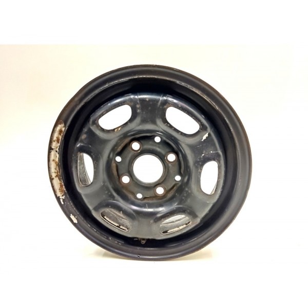 Roda Ferro 13 Volkswagen Gol Quadrado 1990 1991 1992 A 1994 Preto