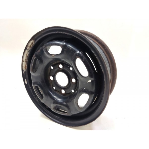 Roda Ferro 13 Volkswagen Gol Quadrado 1990 1991 1992 A 1994 Preto