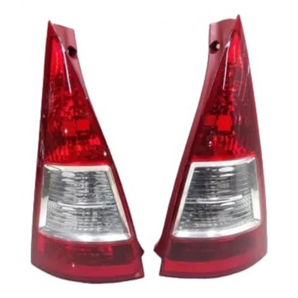 Par Lanterna Traseira Citroen C3 2006 2007 2008 2009 Á 2012  Direito Vermelho