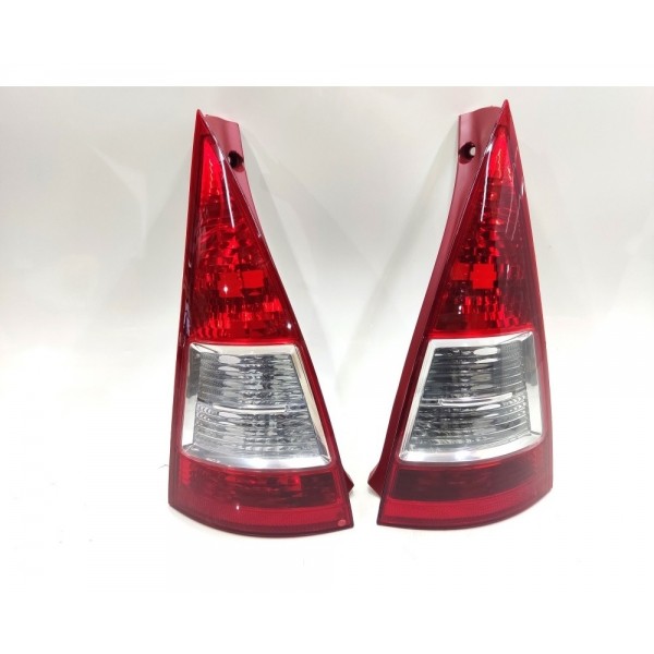 Par Lanterna Traseira Citroen C3 2006 2007 2008 2009 Á 2012  Direito Vermelho