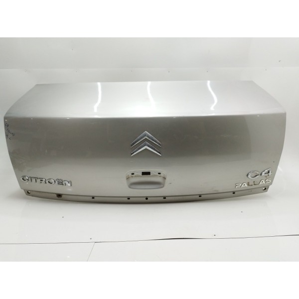 Tampa Traseira Porta Malas Citroen C4 Pallas 2007 A 2012 Prateado