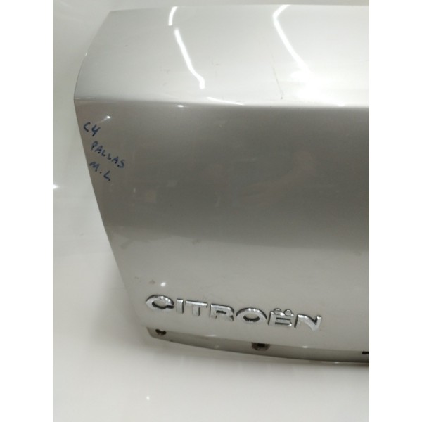 Tampa Traseira Porta Malas Citroen C4 Pallas 2007 A 2012 Prateado