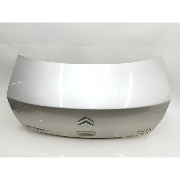 Tampa Traseira Porta Malas Citroen C4 Pallas 2007 A 2012 Prateado