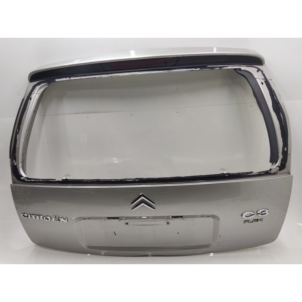 Tampa Traseira Citroen C3 2004 2005 2006 2007 2009 A 2011  Prateado