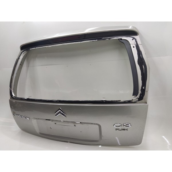 Tampa Traseira Citroen C3 2004 2005 2006 2007 2009 A 2011  Prateado