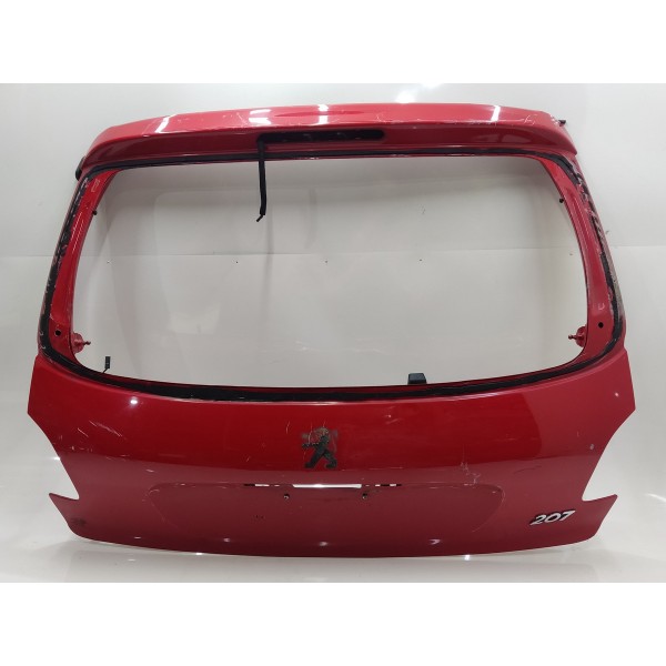 Tampa Traseira Peugeot  207 2003 2004 2005 2006 2007 A 2012  Vermelho