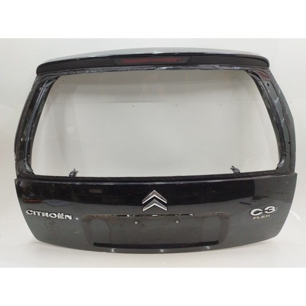Tampa Traseira Porta Mala Citroen C3 2005 2006 2007 A 2011 Preto