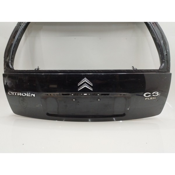 Tampa Traseira Porta Mala Citroen C3 2005 2006 2007 A 2011 Preto