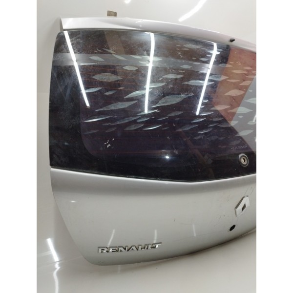 Tampa Traseira Porta Mala Renault Sandero 2008 2009 A 2013 Prateado