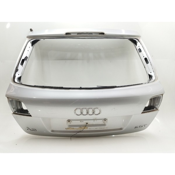 Tampa Traseira Porta Malas Audi A3 Sportback 2009 A 2013  Prateado