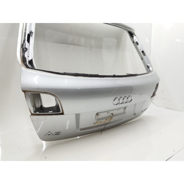 Tampa Traseira Porta Malas Audi A3 Sportback 2009 A 2013  Prateado