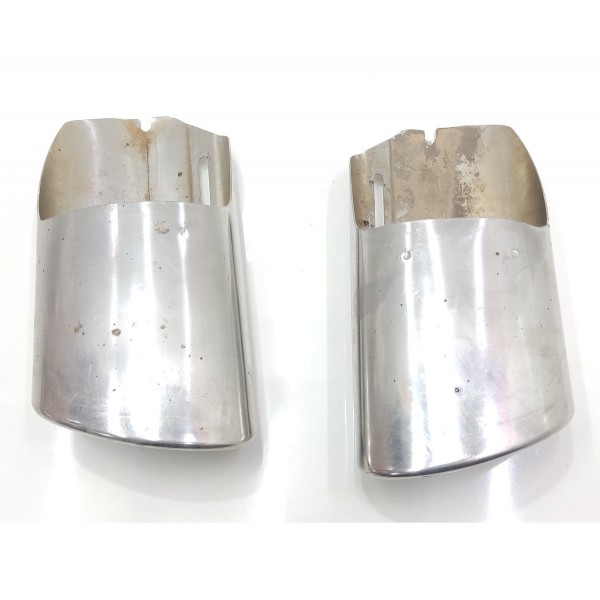 Ponteira Escapamento Mercedes C180 2009 2010 2011 2012 2013 Prateado