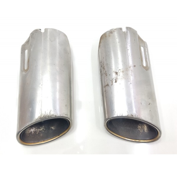 Ponteira Escapamento Mercedes C180 2009 2010 2011 2012 2013 Prateado