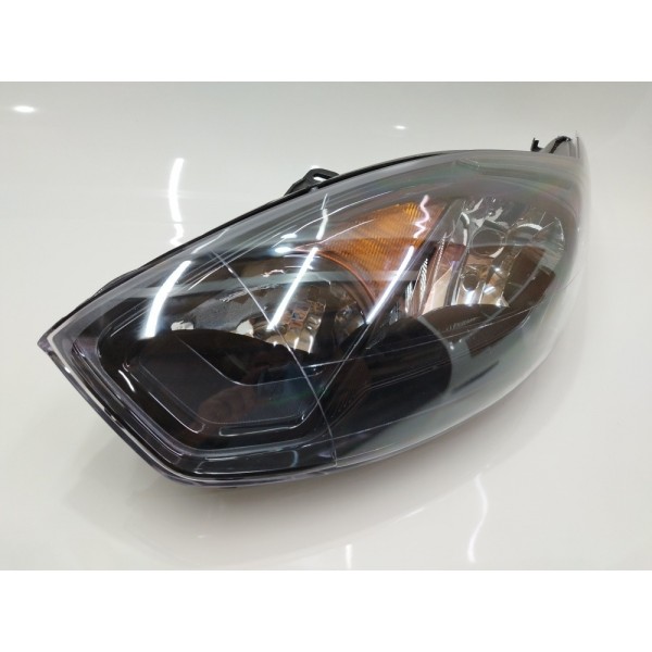 Farol Esquerdo Ford Fiesta 2012 2013 2014 Máscara Negra  Esquerdo