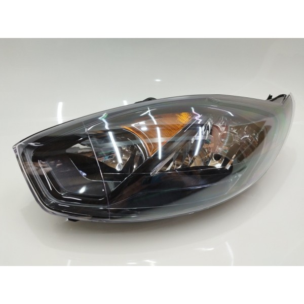 Farol Esquerdo Ford Fiesta 2012 2013 2014 Máscara Negra  Esquerdo