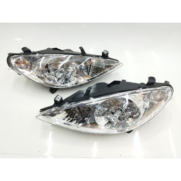 Par Farol Dianteiro Peugeot 307 2003 2004 2005 2006 2007 Ambos Lados