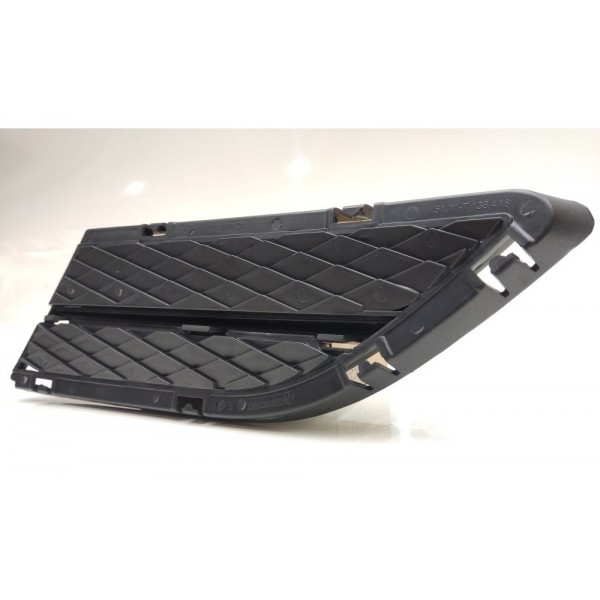 Par Grade Farol Auxiliar Milha Bmw 320i 2009 2010 2011 2012 Preto Ambos Os Lados