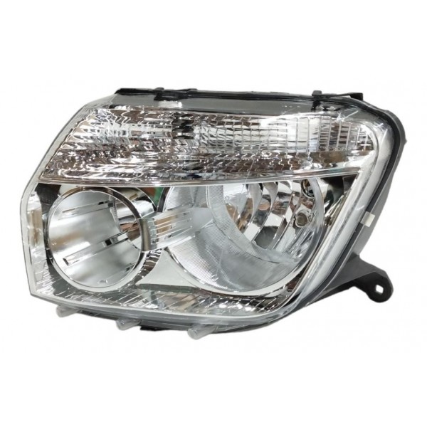 Farol Esquerdo Cromado Renault Duster 2012 2013 2014 2015 Esquerdo