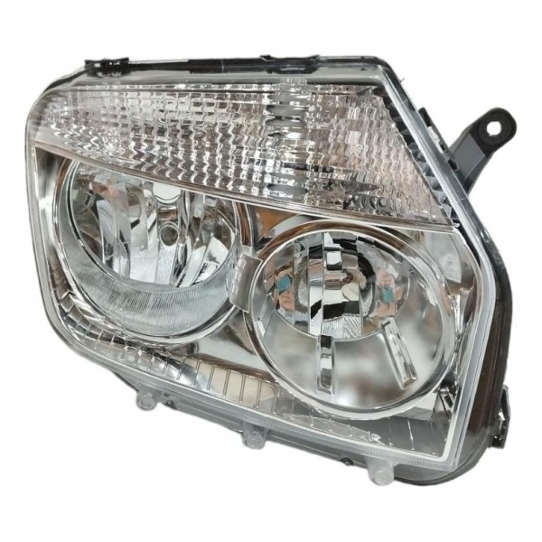 Par Farol Cromado Renault Duster 2012 2013 2014 2015 Esquerdo