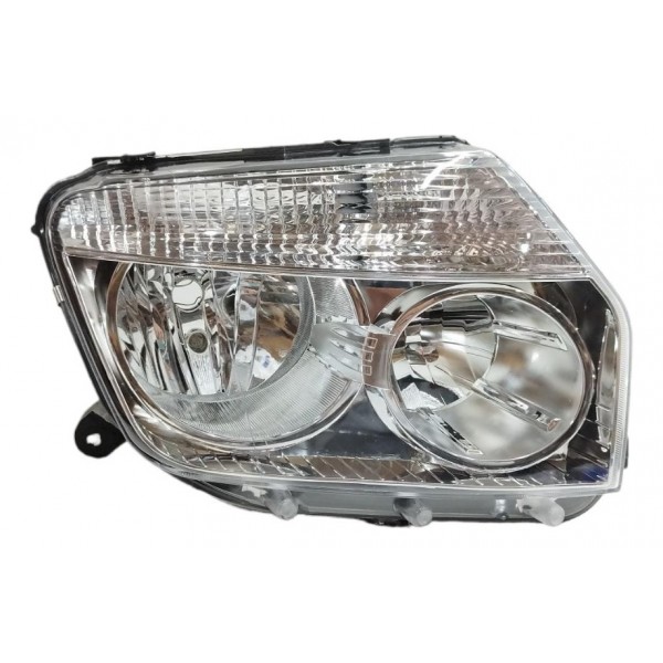 Par Farol Cromado Renault Duster 2012 2013 2014 2015 Esquerdo