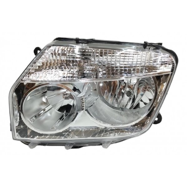 Par Farol Cromado Renault Duster 2012 2013 2014 2015 Esquerdo
