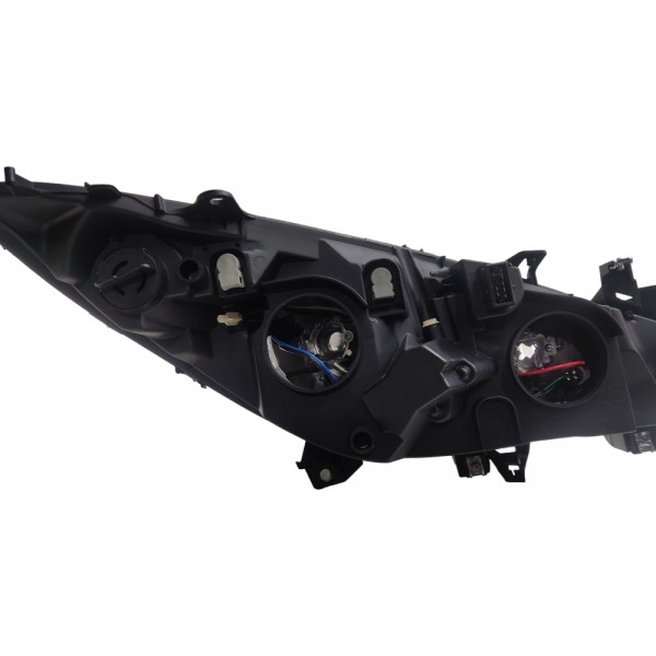 Farol Esquerdo Cromado Peugeot 307 2008 2009 2010 2011 2012 Esquerdo