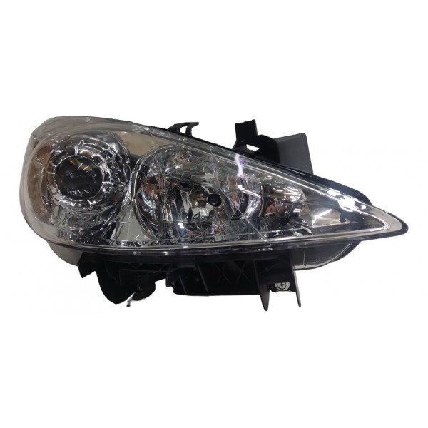 Par Farol Cromado Peugeot 307 2008 2009 2010 2011 2012  Esquerdo