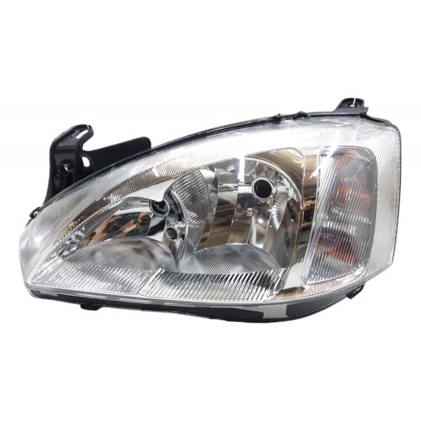 Farol Corsa Montana Esquerdo  2002 2003 A 2007 Pisca Raiado Esquerdo