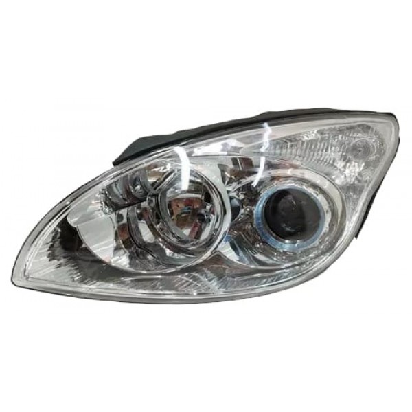 Farol Esquerdo Hyundai I30 2009 2010 2011 2012 Cromado Esquerdo